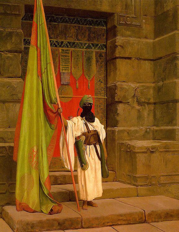 Jean Leon Gerome Unfolding the Holy Flag China oil painting art
